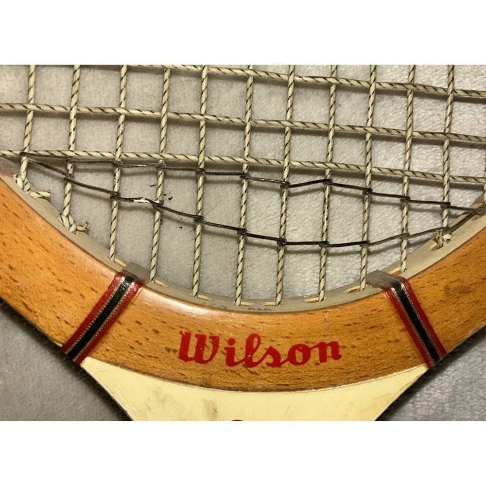 Wilson Tennis Racket Signature Don Budge Speed Flex‎ Fibre Face Frame Vintage